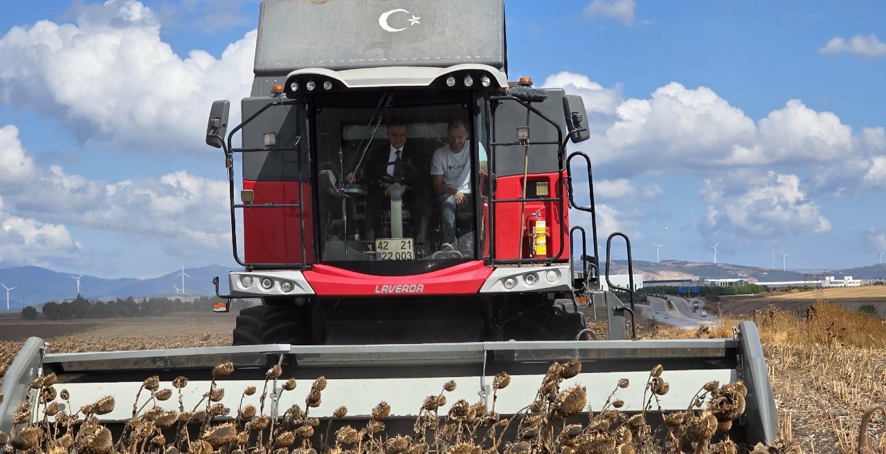 Kaymakam tarlaya inip hasada katıldı