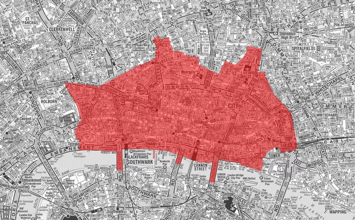 Londra'da S35 yetkisinin kapsadığı bölge