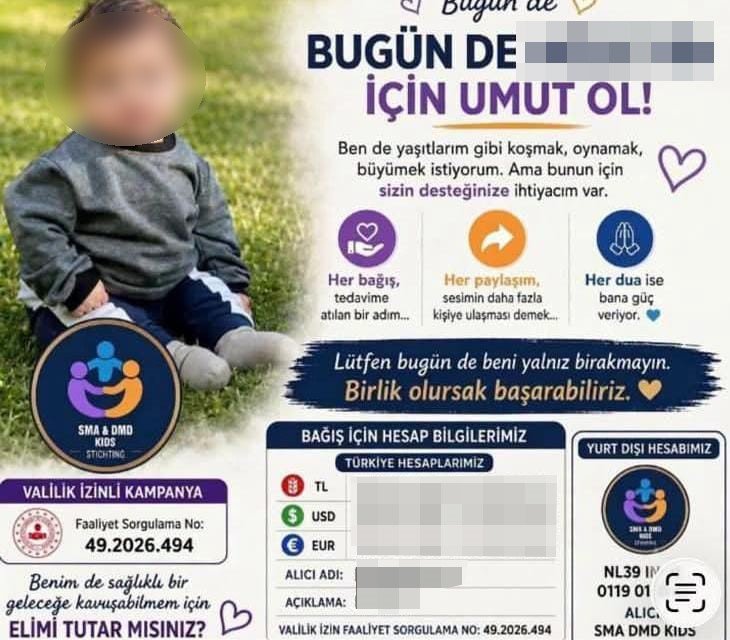 “Çocuğum SMA hastası” diyerek para toplamış! Ekipler harekete geçti