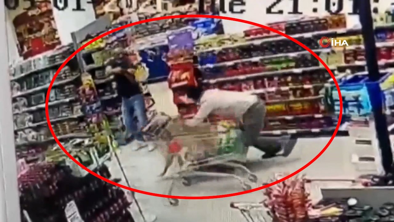 Sincan'daki markette kanlı tartışma! Husumetlisini bacaklarından vurdu