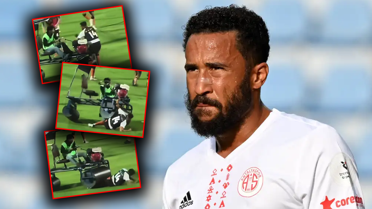 Antalyaspor'un eski yıldızı Andros Townsend dehşeti yaşadı! Silindirin altında kaldı