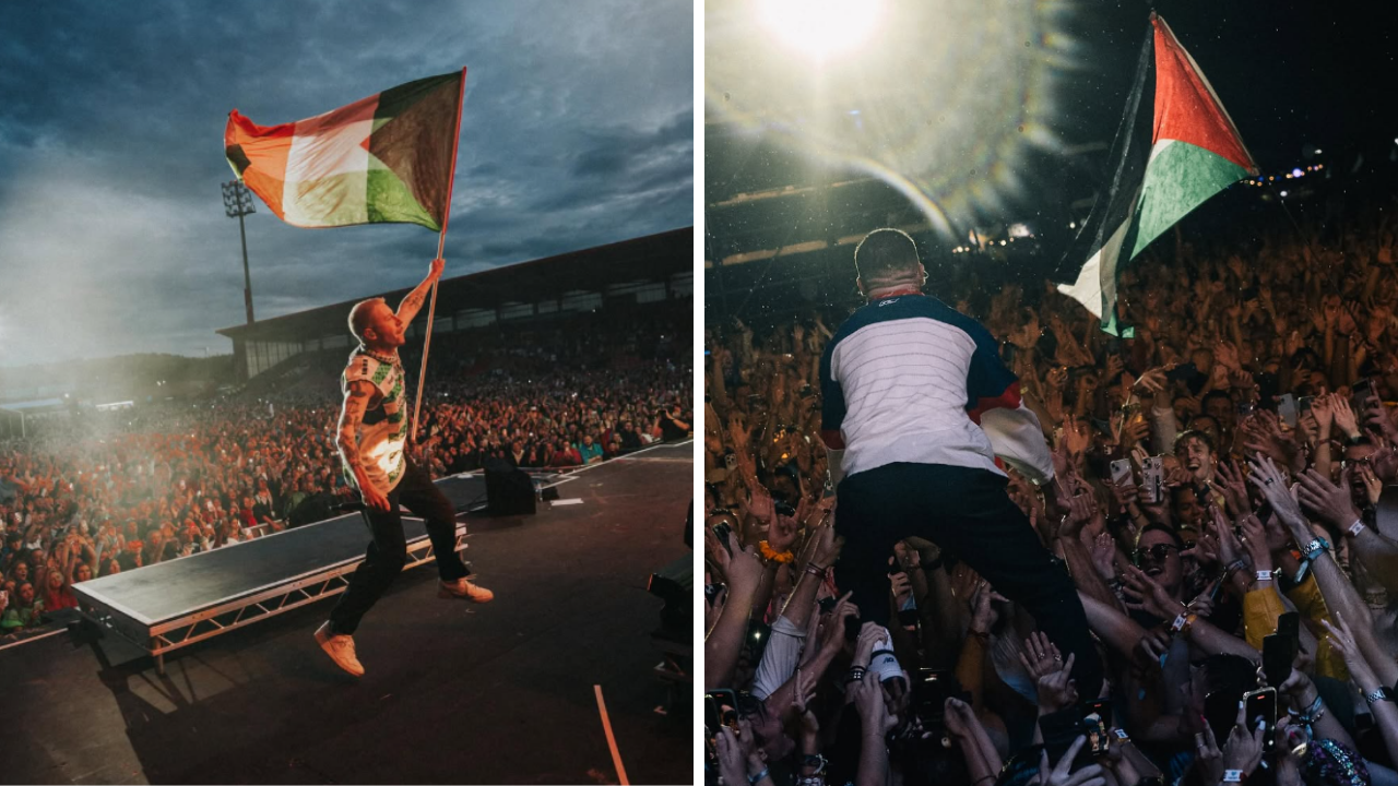 Macklemore, 'Özgür Filistin' dediği için turneden çıkarılmıştı.