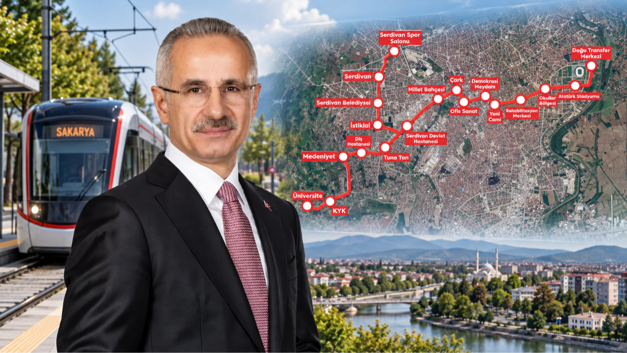 Adapazarı ile Serdivan 15,2 kilometrelik tramvay hattıyla bağlanacak
