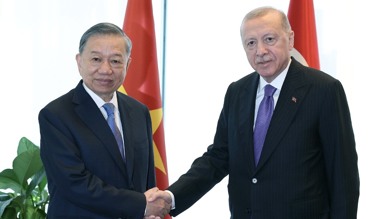 Cumhurbaşkanı Erdoğan, Vietnam Devlet Başkanı To Lam ile görüştü