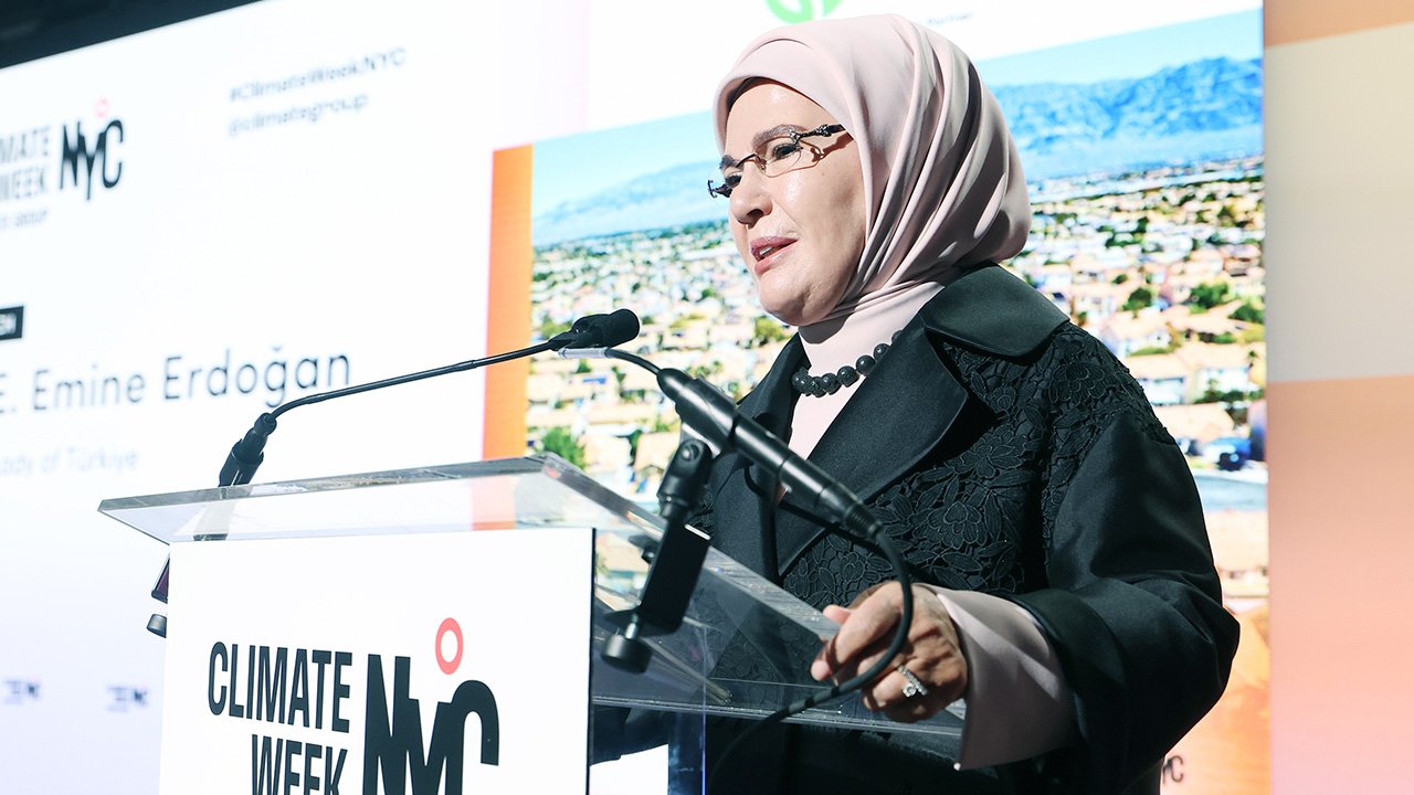 Emine Erdoğan'dan dikkat çeken iklim mesajı: Doğayla ilişkimizi yeniden kurmalıyız