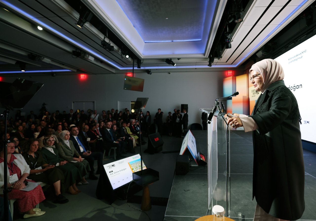 Emine Erdoğandan dikkat çeken iklim mesajı: Doğayla ilişkimizi yeniden kurmalıyız