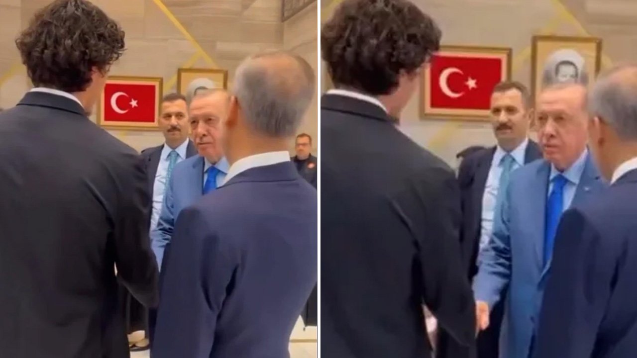 Türkevi'nde renkli buluşma: Cumhurbaşkanı Erdoğan'dan Cedi Osman'a transfer esprisi