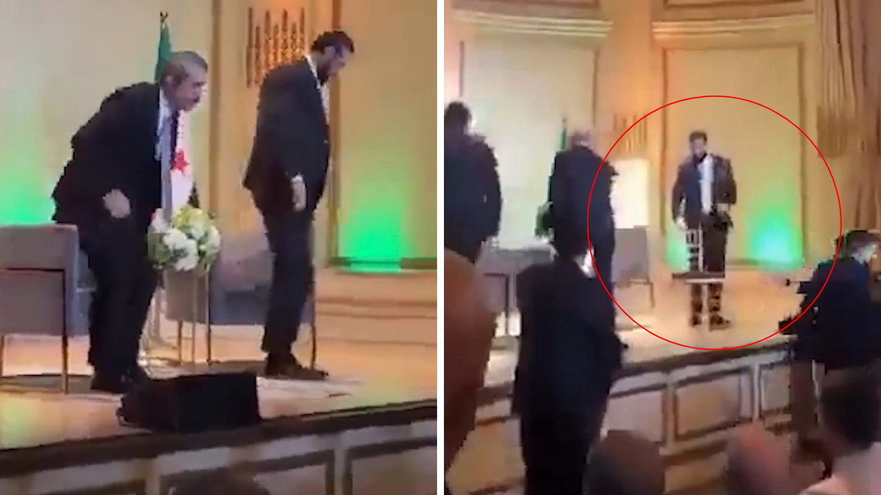BM Zirvesinde dikkat çeken görüntü! Şara, koltuğunu sandalyeyle değiştirdi