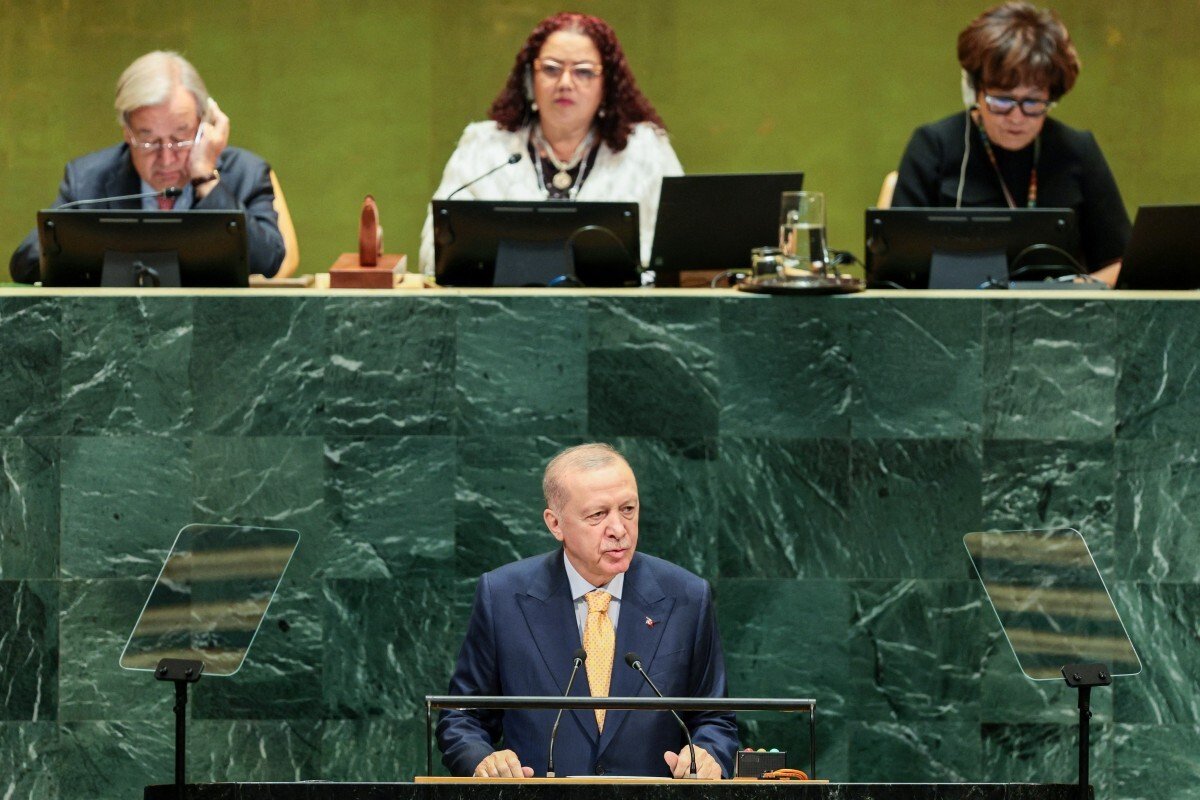 Cumhurbaşkanı Erdoğan'dan BM Genel Kurulu'nda tarihi konuşma! "Özgür Filistin'in sesi olacağız"