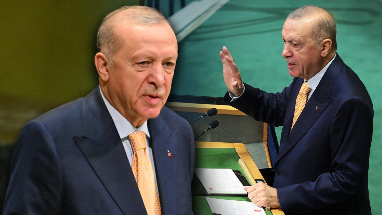 Cumhurbaşkanı Erdoğan'dan BM'de şiir sürprizi! Salonda alkış tufanı
