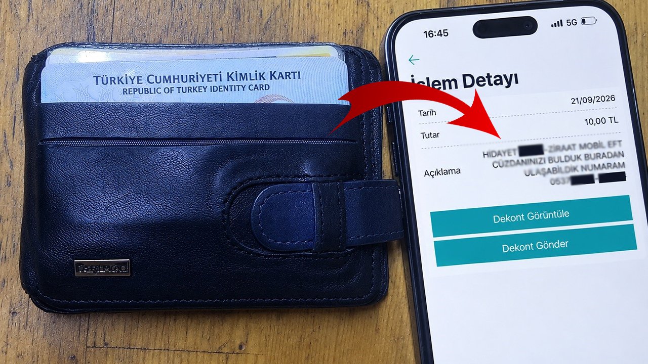 Cüzdan buldu, sahibine ulaşmak için bulduğu yöntem ilginç