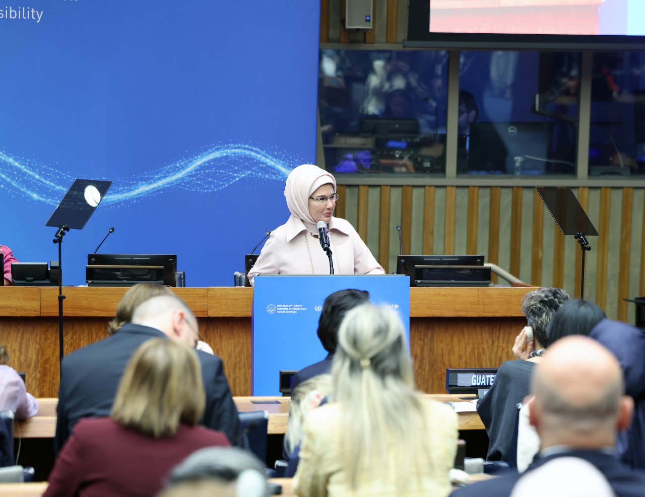 Emine Erdoğandan BM kürsüsünde dikkat çeken çağrı: Çocukların güvenliğini sağlama sorumluluğu hepimizindir