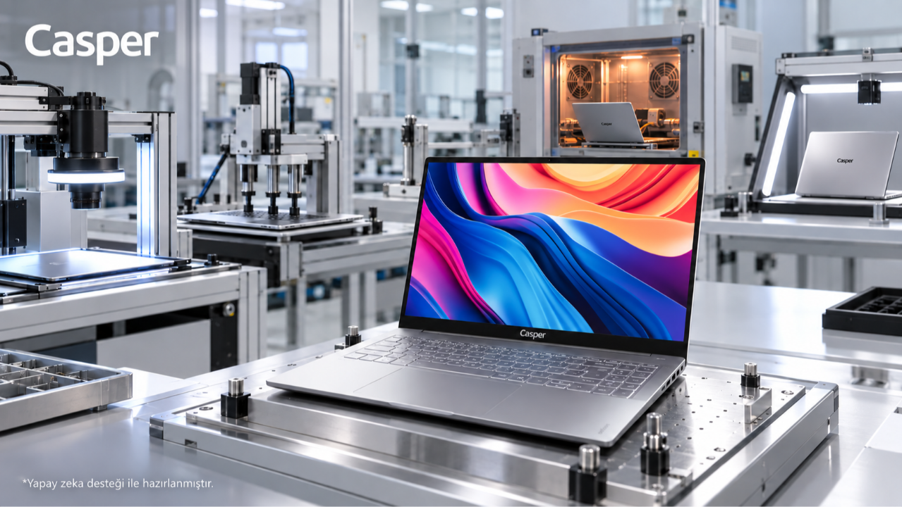 Laptop üretiminde 5 aşamalı kalite kontrol süreci