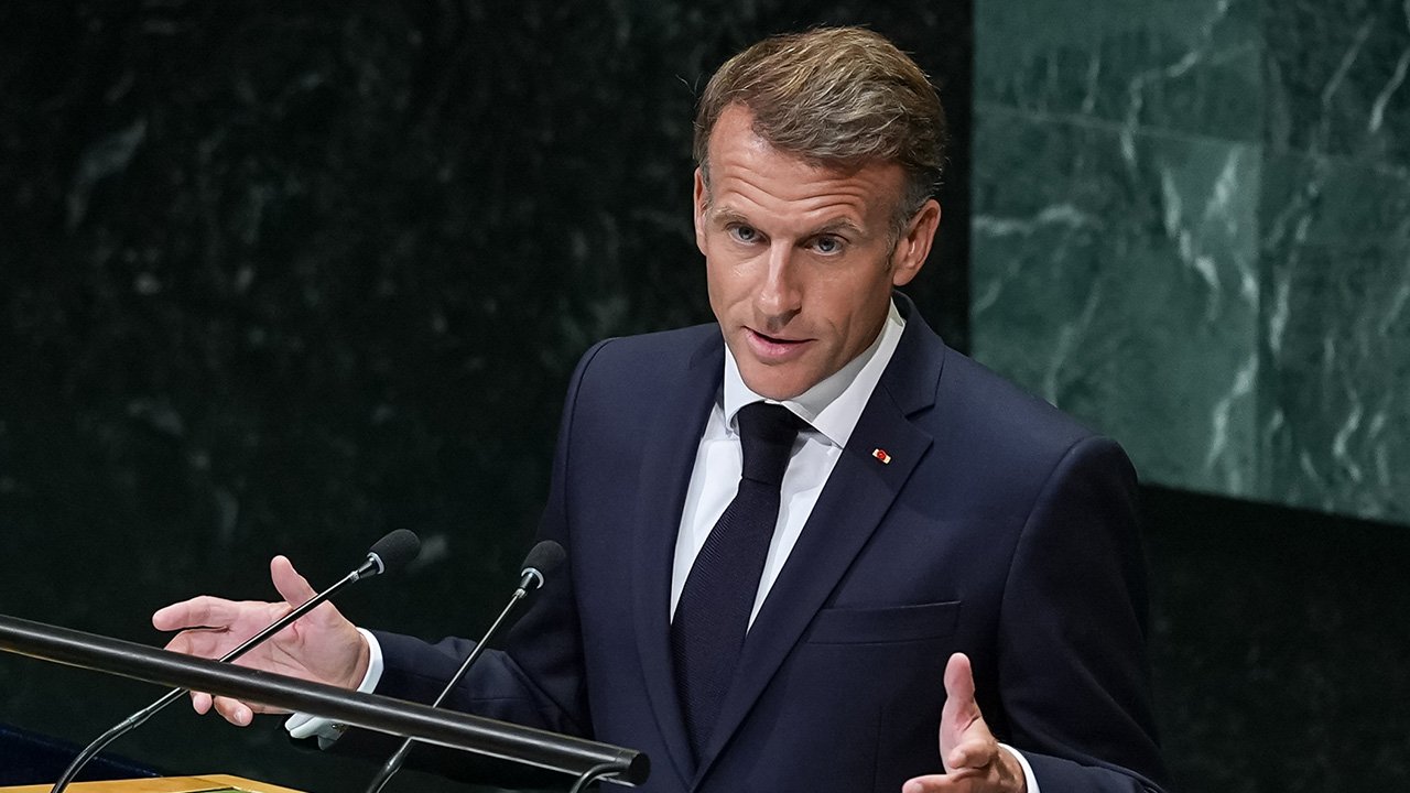 Macron'un BM konuşmasına Gazze damgası: 