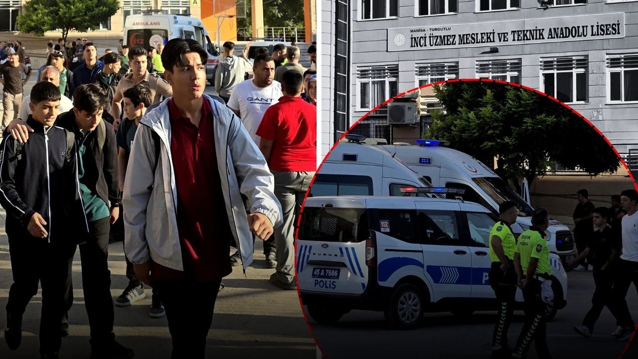 Manisa'da okula silahlı saldırı! Yaralı öğrenciler var