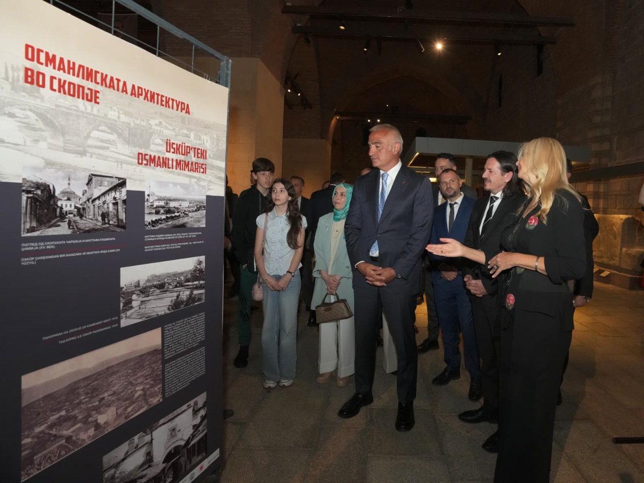 Osmanlı paralarını ziyaret ettiler! Kuzey Makedonya Kültür Bakanı Süleymani Bakan Ersoyla görüştü