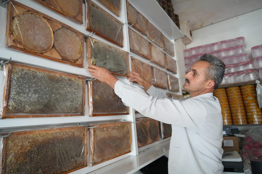 Türkiyenin dört bir yanından Muşa geldiler: 700 ton bal elde edildi