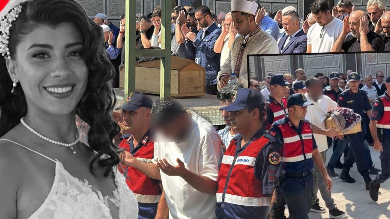 Üç aylık Umay bebek annesinin yanına defnedildi… Tutuklu baba tabutu kucağında taşıdı