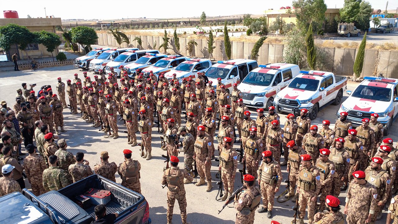 YPG işgalinden kurtarılan Haseke'de yeni dönem: Askeri birlikler kente konvoylarla girdi