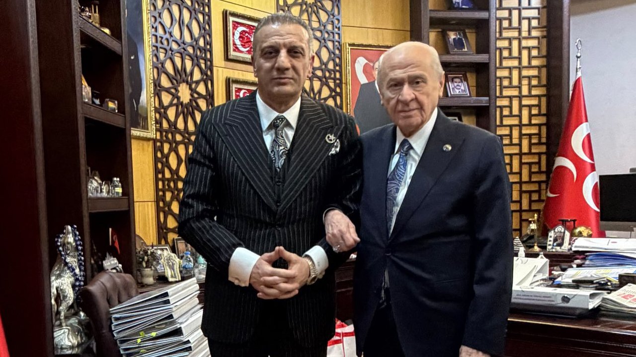 13 aydır cezaevindeydi! Çıkar çıkmaz ilk iş Bahçeli'yi ziyaret etti