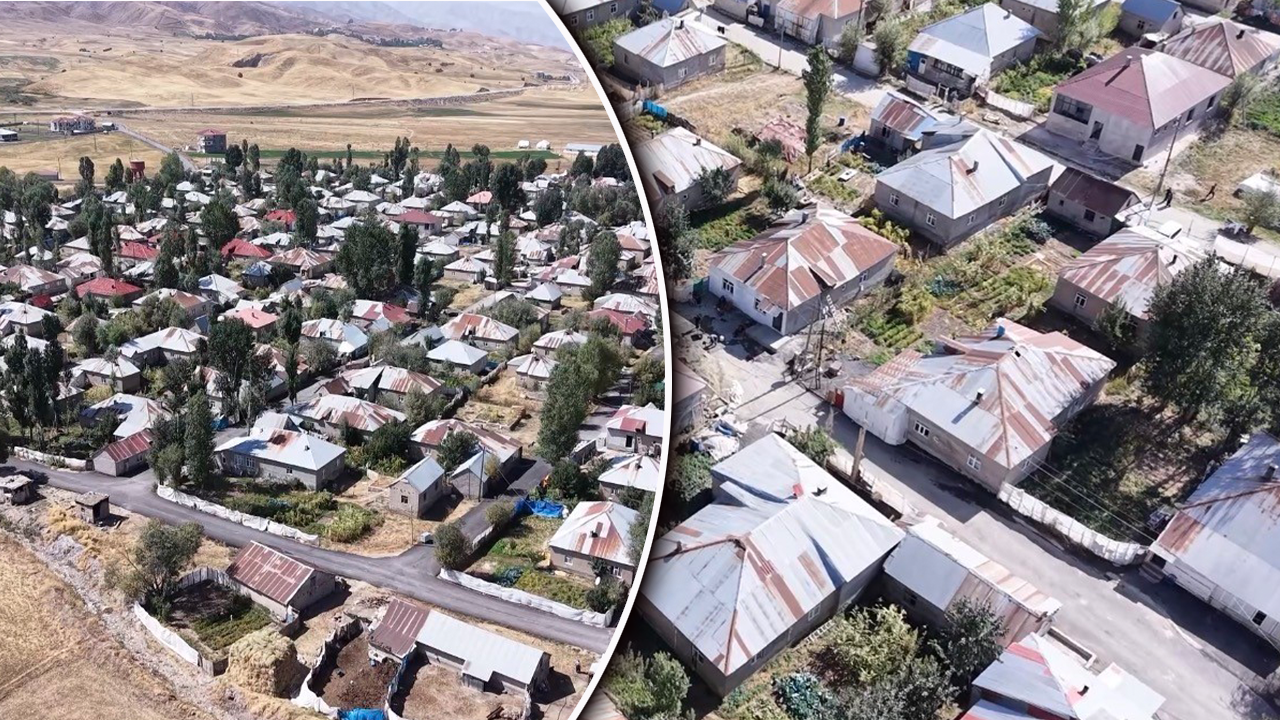 24 yıldır aynı düzen! 220 hane var, hepsi akraba! Simetrik inşa edilen köyü gören tekrar tekrar bakıyor 