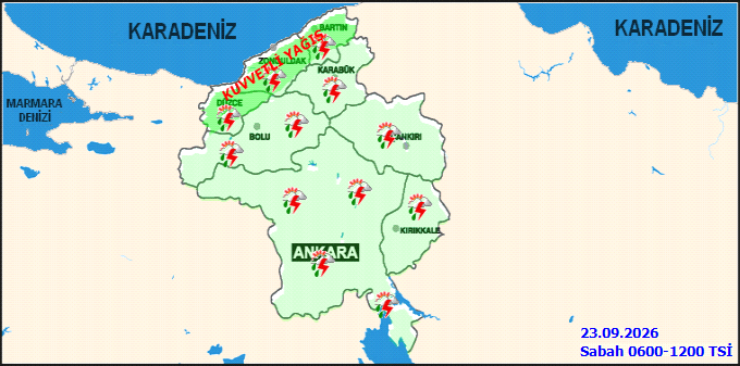 Ankarada okullar tatil mi? 23 Eylül Çarşamba Ankara hava durumu raporu MGM tarafından paylaşıldı