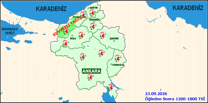 Ankarada okullar tatil mi? 23 Eylül Çarşamba Ankara hava durumu raporu MGM tarafından paylaşıldı
