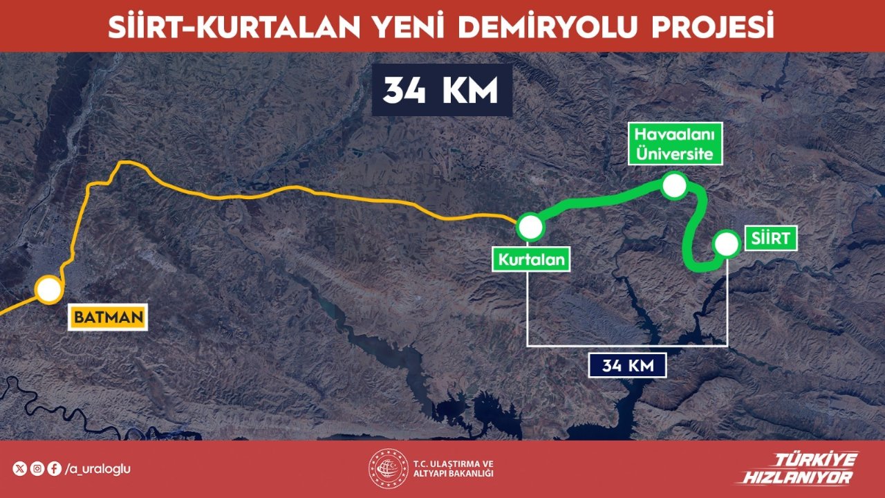 Bakan Uraloğlu duyurdu! Dev projede kritik eşik aşıldı, Siirt’in ulaşımı değişecek