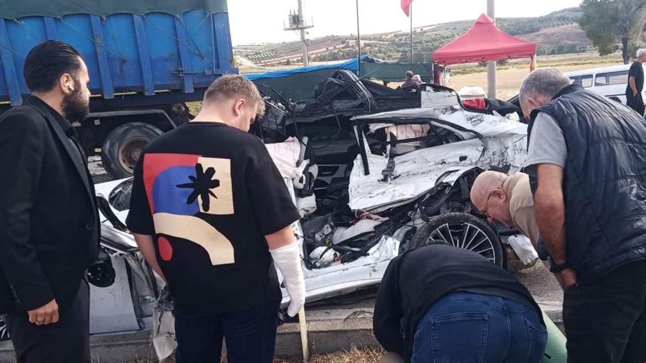 Balıkesir’de kahreden kaza! Doğumuna 2 hafta vardı, 3 yaşındaki kızıyla birlikte can verdi
