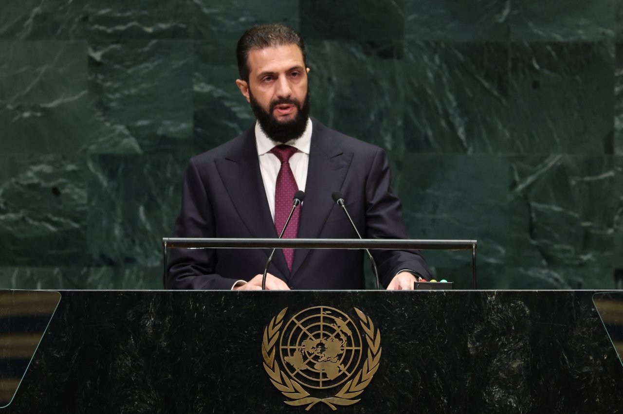 BM kürsüsünden İsrail'e net mesaj! Şara: Golan, Suriye toprağı olarak kalacak