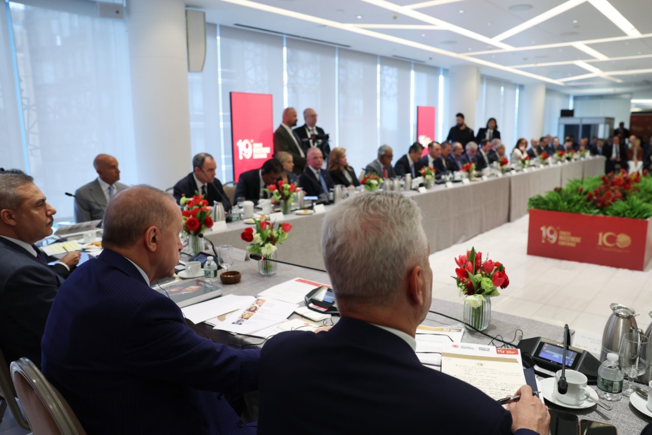Cumhurbaşkanı Erdoğan New York’ta iş adamlarıyla buluştu
