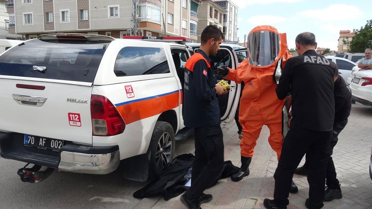 Karaman’da kimyasal paniği! 2 can kaybı var, 11 katlı bina tahliye edildi