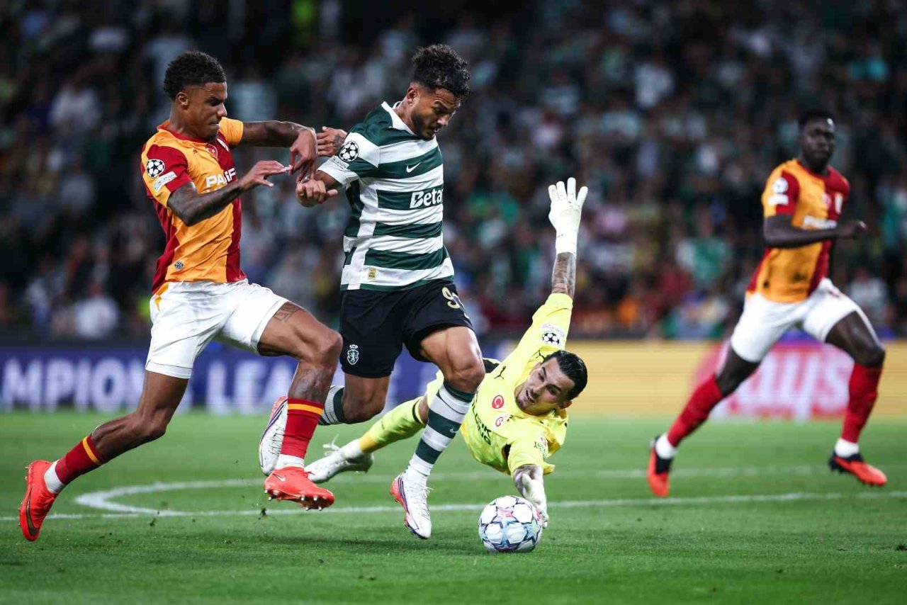 UEFA Şampiyonlar Ligi’nin ilk haftasında Galatasaray, deplasmanda Portekiz ekibi Sporting’e 3-1 mağlup oldu.