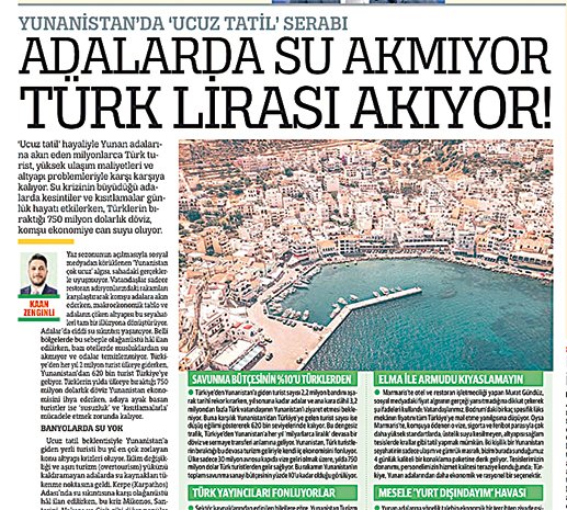 Yunan turist, Türkleri videoya çekip bir de dalga geçti! Türk turist ödüyor Yunan silahlanıyor