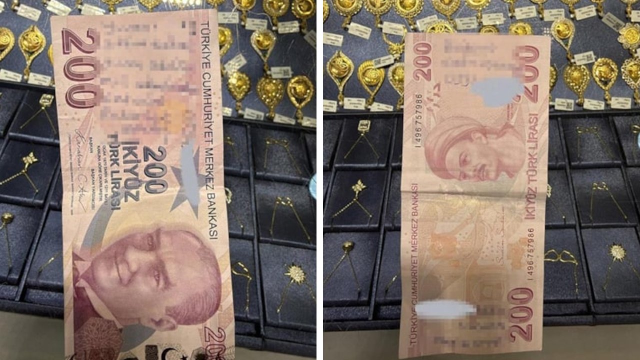 Aldatılan kadın böyle intikam aldı! 200 TL'lik banknotun üzerine yazılanlar gündem oldu