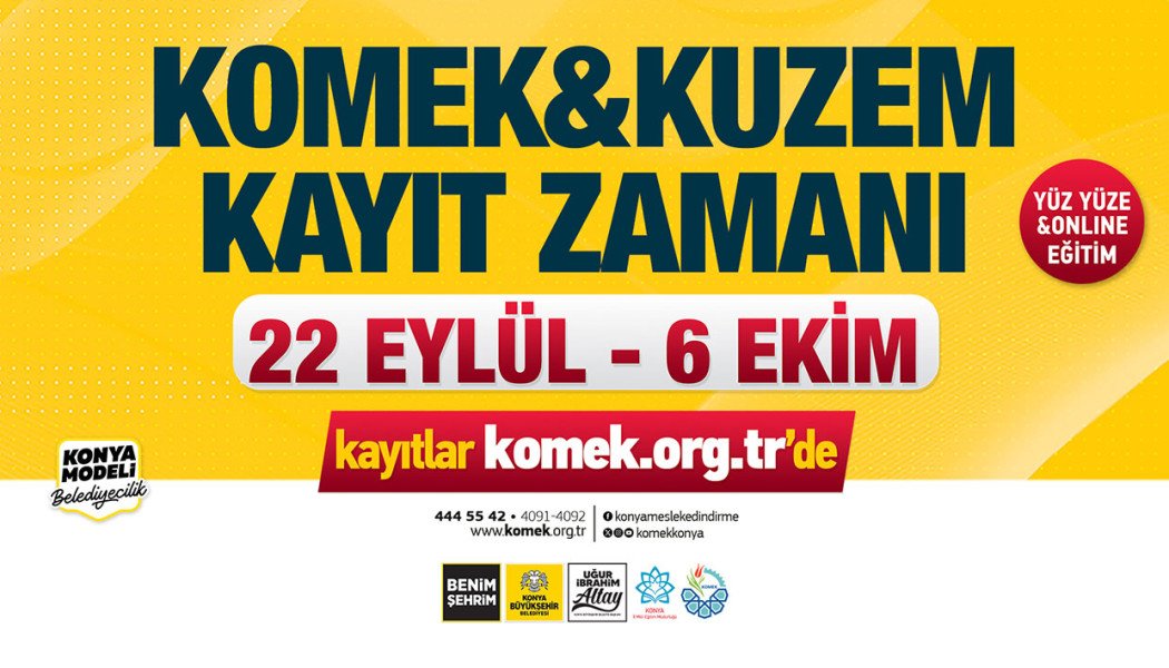 KOMEK kayıtları ne zaman, nereden ve nasıl yapılır?