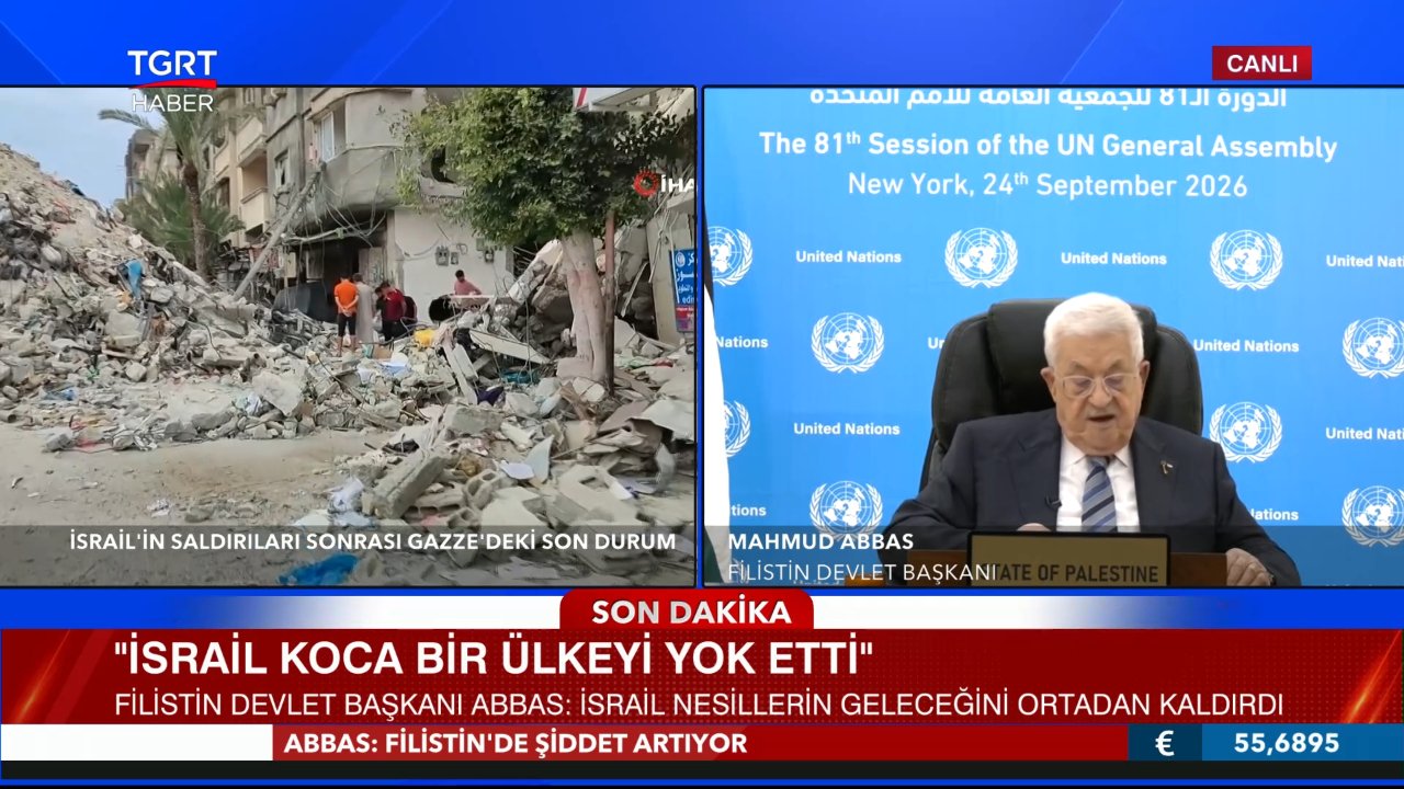 Mahmud Abbas telekonferansla dünyaya haykırdı: Trump'ın planını destekliyoruz ama İsrail sahada uygulamıyor!