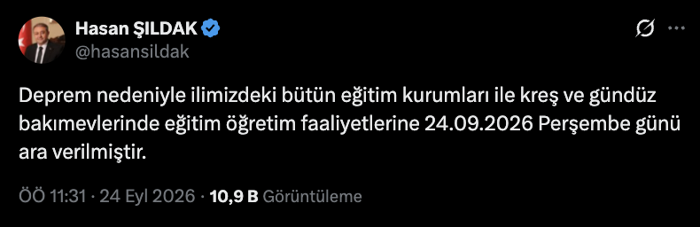 Şanlıurfada okullar tatil mi, yarın da tatil olacak mı? Vali Hasan Şıldak duyurdu!