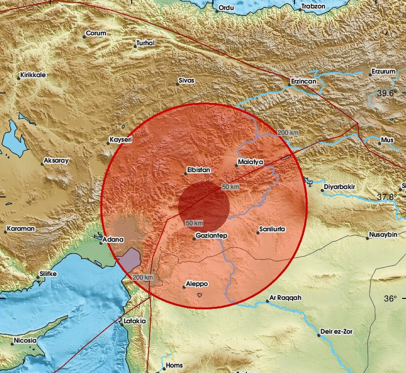 Şanlıurfada şiddetli deprem! Büyüklüğü belli oldu... Çok sayıda kentte hissedildi