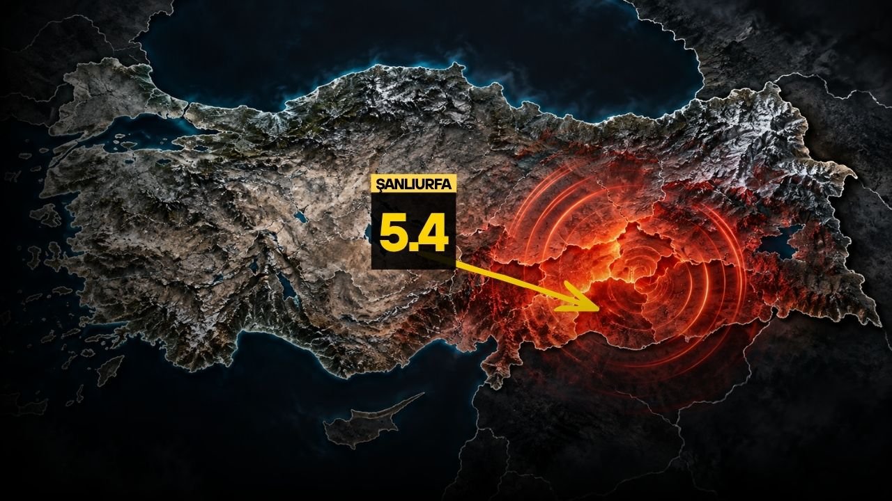 ŞANLIURFA'DA ŞİDDETLİ DEPREM!