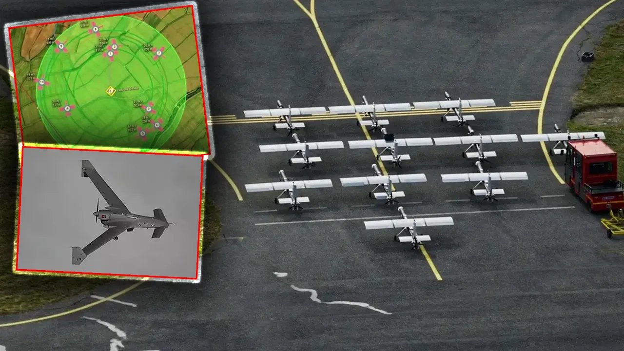 17 Nisan’da gerçekleştirilen demo faaliyeti, 5 adet K2 Kamikaze İHA’nın 5 dakika içerisinde yaptığı sıralı kalkışlarla başladı. Havalanan platformlar, “sağ kademe”, “çizgi”, “V” ve “Turan” formasyonlarında devriye uçuşu icra etti. Bu sürece, Baykar tarafından geliştirilen yeni bir platform olan 10 adet Sivrisinek dolanan mühimmat da dahil olarak K2 Kamikaze İHA’ların altında sürü oluşturdu. Bayraktar TB2, TB3 ve AKINCI TİHA ise sürü uçuşuna eşlik ederek operasyonu havadan görüntüledi.