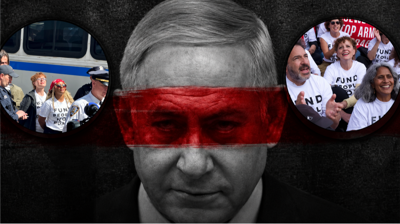 NETANYAHU'YA ÇİFTE PROTESTO