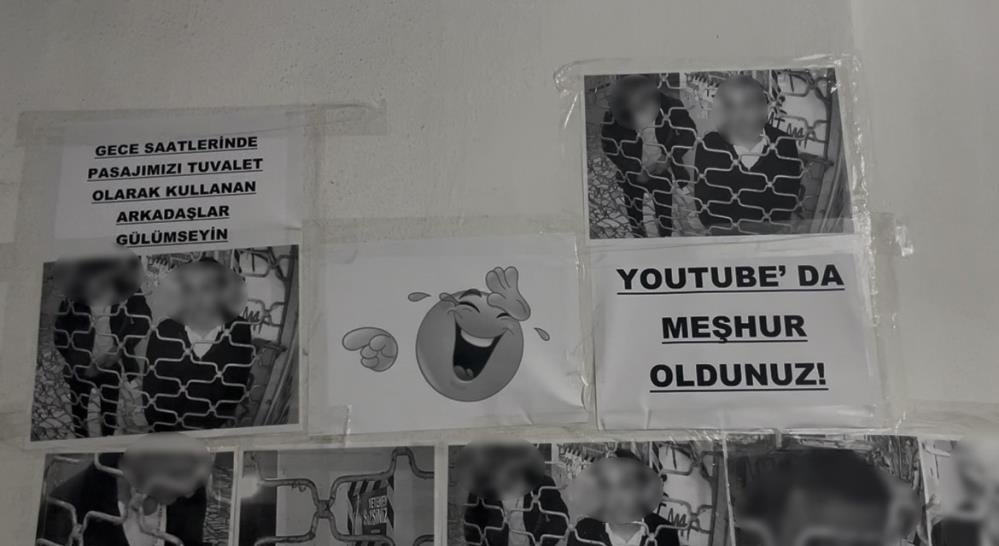 Artık sabrı kalmadı! Pasaja tuvaletini yapanların fotoğrafını tek tek duvara astı