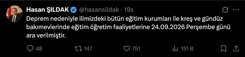 Bugün okul var mı, Şanlıurfada okullar tatil mi? 25 Eylül Cuma valilik açıklamaları takip ediliyor