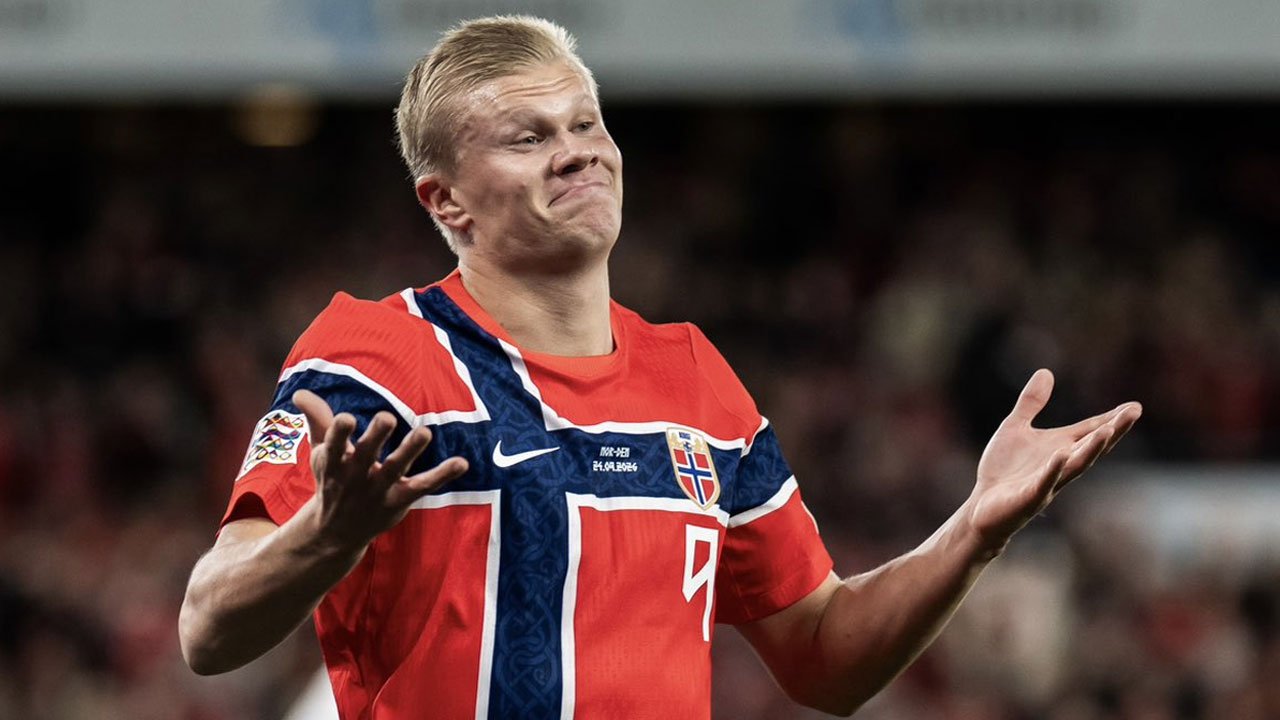 Haaland yıldızlaştı, Norveç 5 gollü maçı kazandı