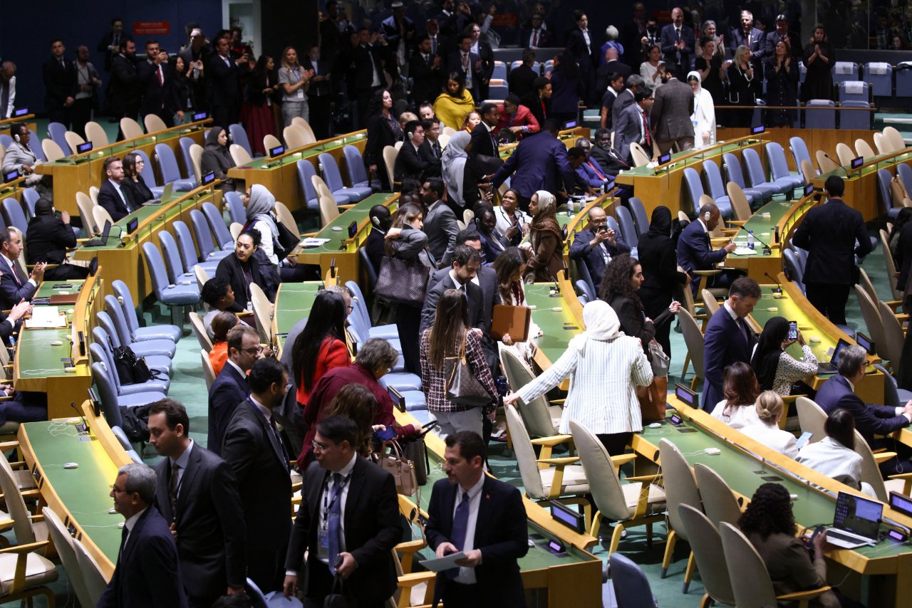 Ülkeler bir bir salonu terk etti! Netanyahu konuşurken içeride kalanlar dikkat çekti