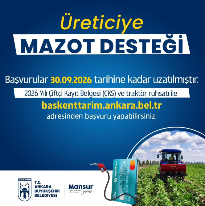 ABB’den mazot desteği başvuruları uzatıldı... Başvurular için son gün ne zaman?
