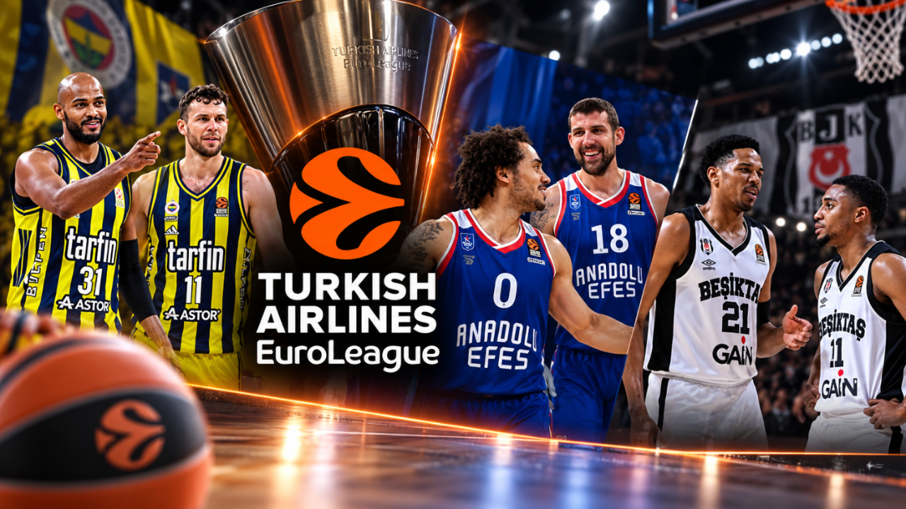 EuroLeague 2. hafta maç takvimi! Anadolu Efes, Fenerbahçe Tarfin, Beşiktaş basketbol maçı ne zaman?