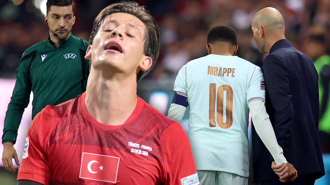 Türkiye maçı sonrası Fransa'da manşetlerde Mbappe ve Zidane var: Acı içinde