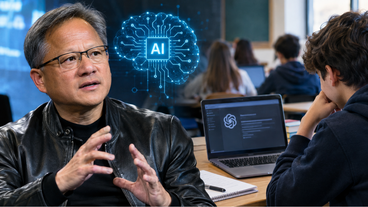 Yapay zeka öğrencileri tembelleştiriyor mu? Nvidia CEO'su: Çarpım tablosunu unutmak geleceğin bedeli olabilir